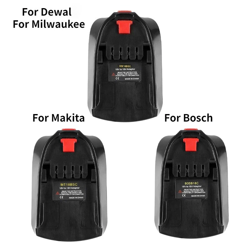 Power Tools Green - バッテリーアダプター ボッシュ/デウォル/マキタ/ミルウォーキー 18V リチウムイオンバッテリー用 ボッシュ C