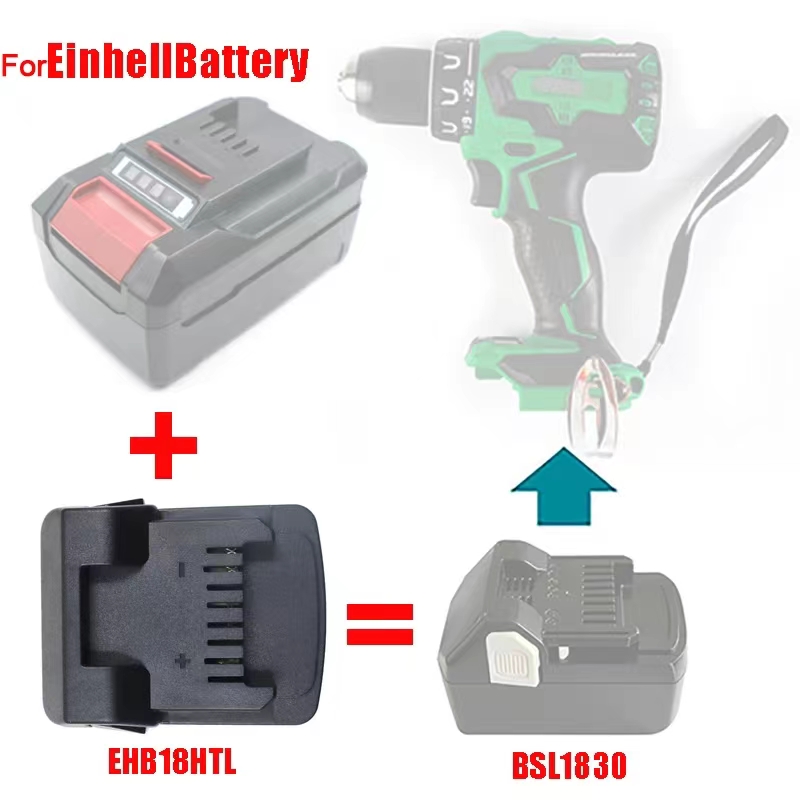 Power Tools Hikoki - Hikoki-リチウム電動工具部品,アダプターコンバーター,hitachi,18vリチウムイオン電池シリーズ,18v,ehb18htl