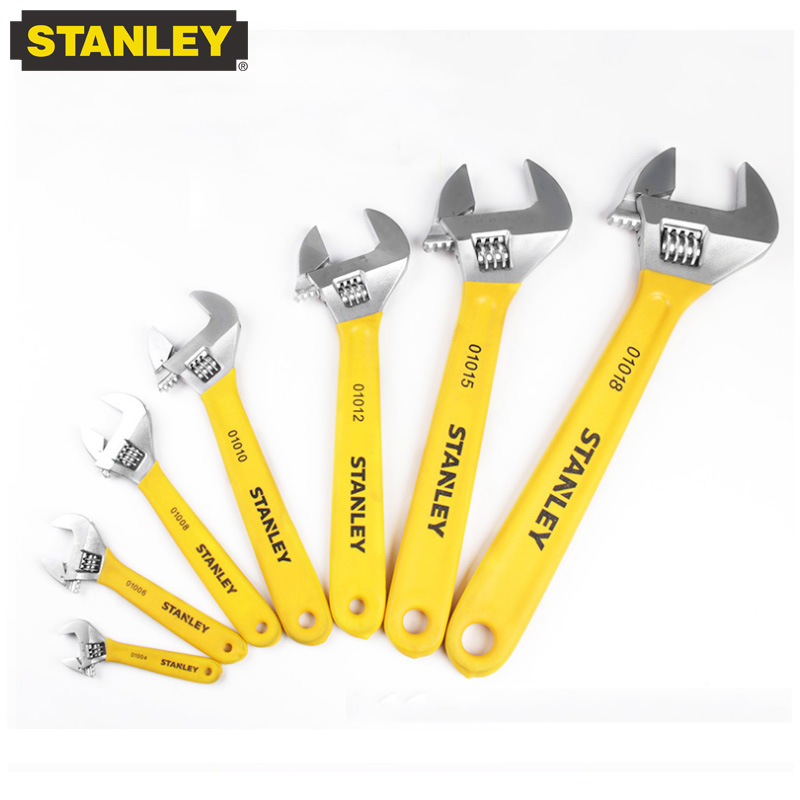 Power Tools Stanley - スタンレー 4/6/8/10/12/15/18 インチモンキーレンチ多機能大開口工業用厚板ユニバーサルレンチ