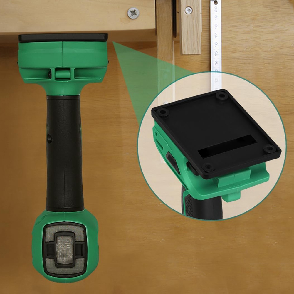 Power Tools Hikoki - 5 個の壁掛けホルダーツール収納ラックブラケット固定装置日立/ヒコキ/メタボ HPT 18V 36V 電動工具用耐久性のあるグリーン-B