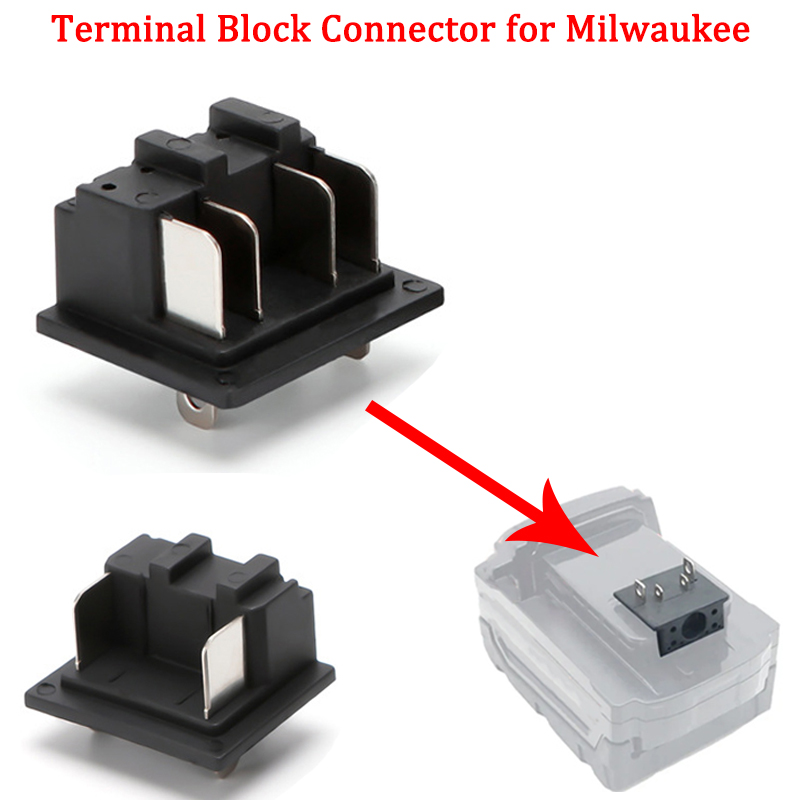 Power Tools Battery Adapter - ミルウォーキー用リチウムバッテリー充電器アダプター,バッテリーコネクター,端子台,電動工具アクセサリー,コンバーター,18V