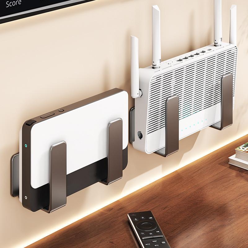 Power Tools Holder - 壁掛けルーター電源タップホルダー炭素鋼多機能Wifi配置ラック省スペースドリル不要壁サポートブラケット