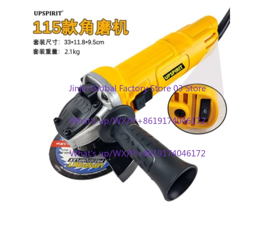 Power Tools Hand Held - 電気アングルグラインダー 125 ミリメートル 1250 ワットブラシレスグラインダーハンドヘルド金属切断研磨木工電動工具 220V