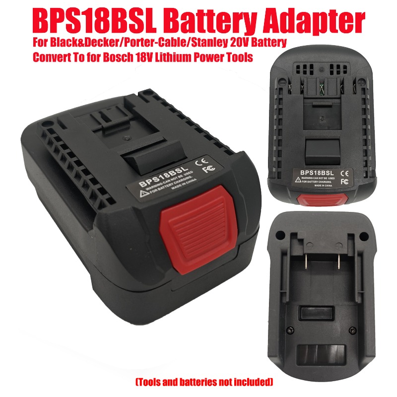 Power Tools Stanley - HAKSINKY BPS18BSL バッテリーアダプター ブラック&デッカー/ポーターケーブル/スタンレー 20V バッテリー用