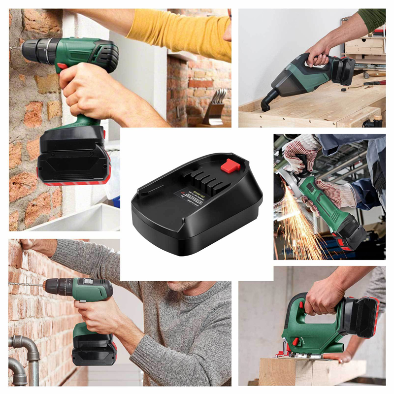 バッテリーアダプター ボッシュ/デウォル/マキタ/ミルウォー - Power Tools Green のレビューと価格