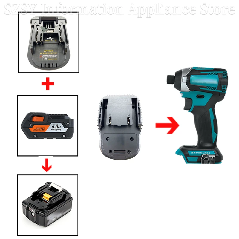 リジッドバッテリーアダプターコンバーター用 AEG 18V  - Power Tools Battery Adapter のレビューと価格