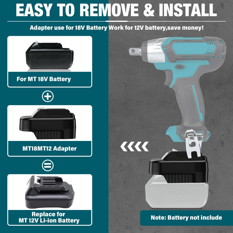 HAKSINKY 電動工具バッテリーアダプター MT18MT - Power Tools Battery Adapter のレビューと価格