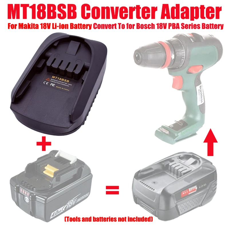 ALASICKA MT18BSB バッテリーアダプター マキ - Power Tools Battery Adapter のレビューと価格