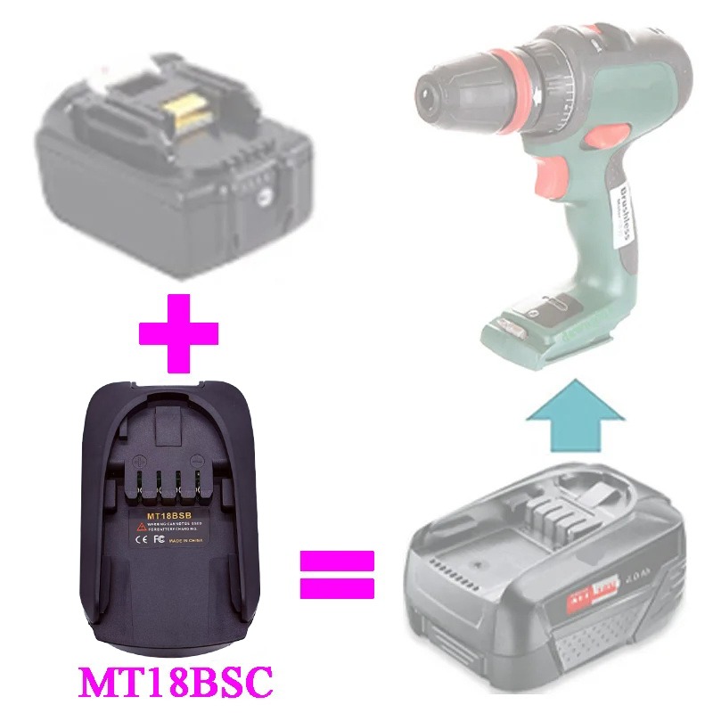 ALASICKA MT18BSB バッテリーアダプター マキ - Power Tools Battery Adapter のレビューと価格