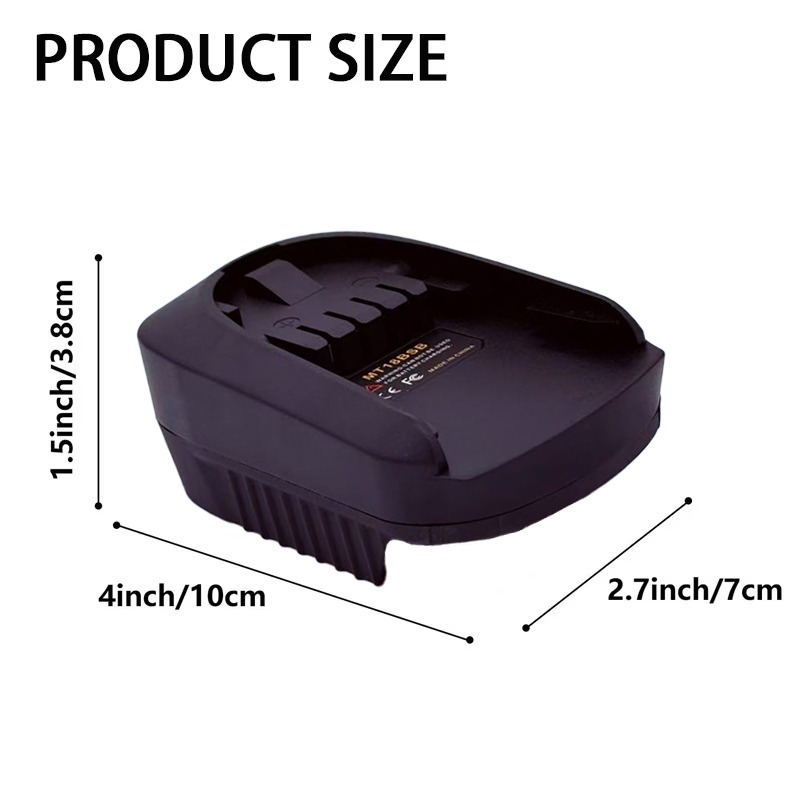 ALASICKA MT18BSB バッテリーアダプター マキ - Power Tools Battery Adapter のレビューと価格