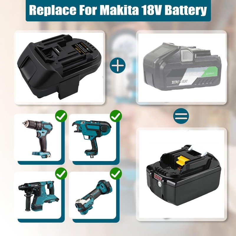 ALASICKA バッテリーアダプター HK18MT 日立  - Power Tools Battery Adapter のレビューと価格
