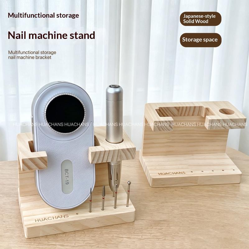 1個入りネイルドリルビット木製ホルダー：夏のDIYマニキュア - Power Tools Holder のレビューと価格
