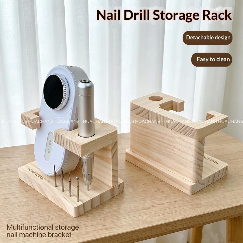 1個入りネイルドリルビット木製ホルダー：夏のDIYマニキュア - Power Tools Holder のレビューと価格