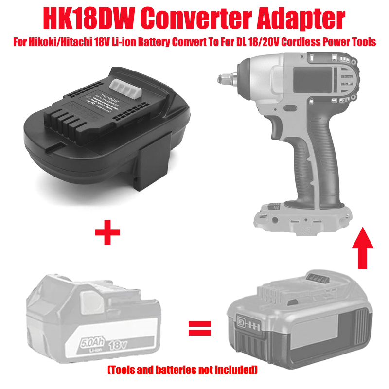Hikoki/Hitachi 18V リチウムイオン電池用バ - Power Tools Battery Adapter のレビューと価格