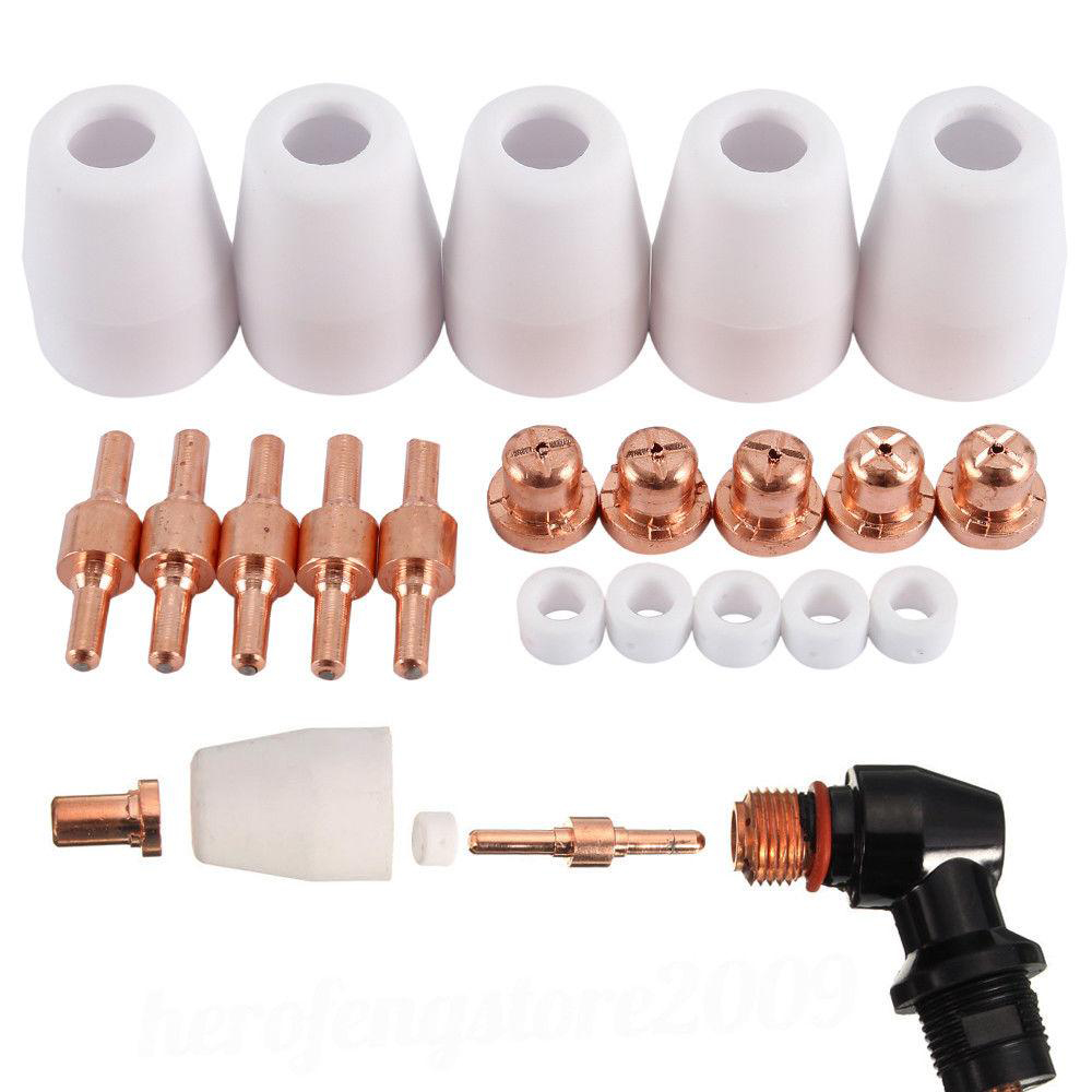 20 個 40/PT31 プラズマ切断消耗品キット電極ノズル - Power Tools Distributor のレビューと価格