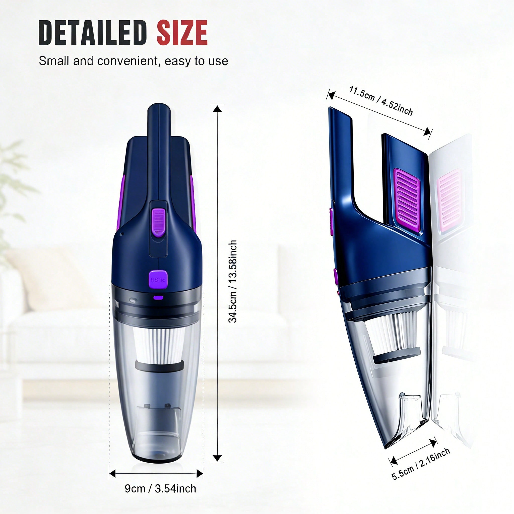 CascadeVac ハンドヘルド車用掃除機、強力な吸引力、 - Power Tools Hand Held のレビューと価格