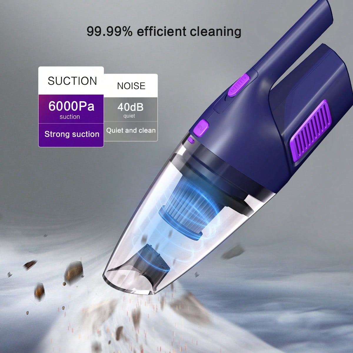 CascadeVac ハンドヘルド車用掃除機、強力な吸引力、 - Power Tools Hand Held のレビューと価格