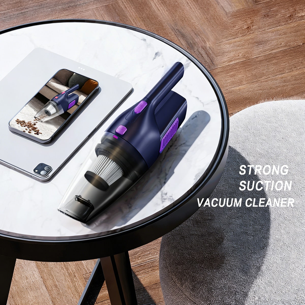 CascadeVac ハンドヘルド車用掃除機、強力な吸引力、 - Power Tools Hand Held のレビューと価格