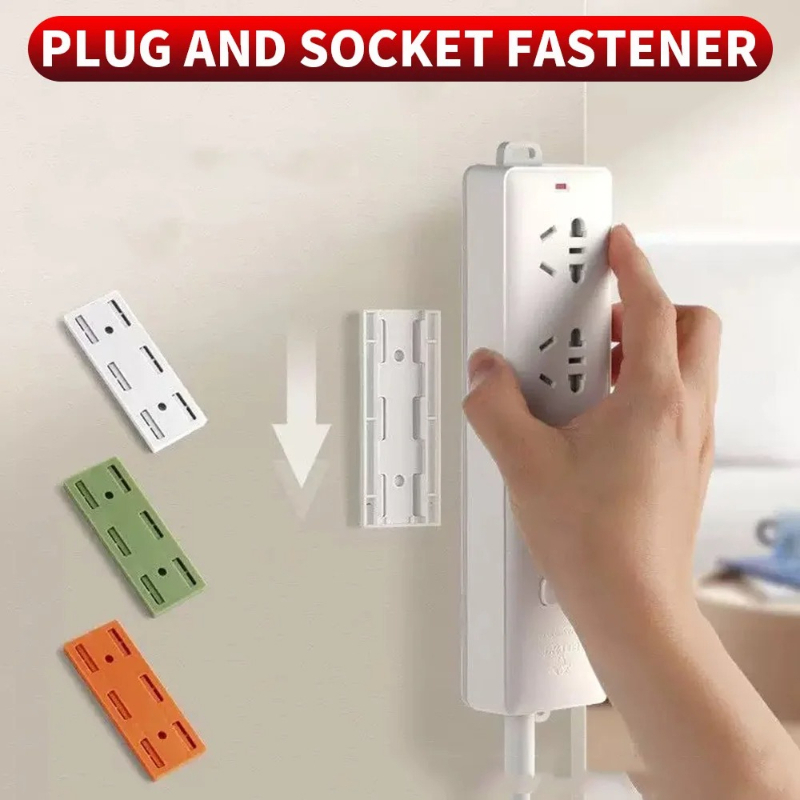 自己粘着式電源タップ固定器 壁掛け式 穴あけ不要 プラグホル - Power Tools Holder のレビューと価格