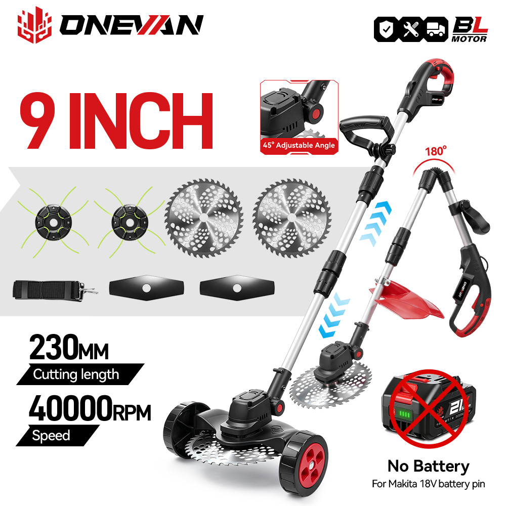 ONEVAN 9インチ 40000RPM ブラシレス電動芝刈 - Power Tools Yard のレビューと価格