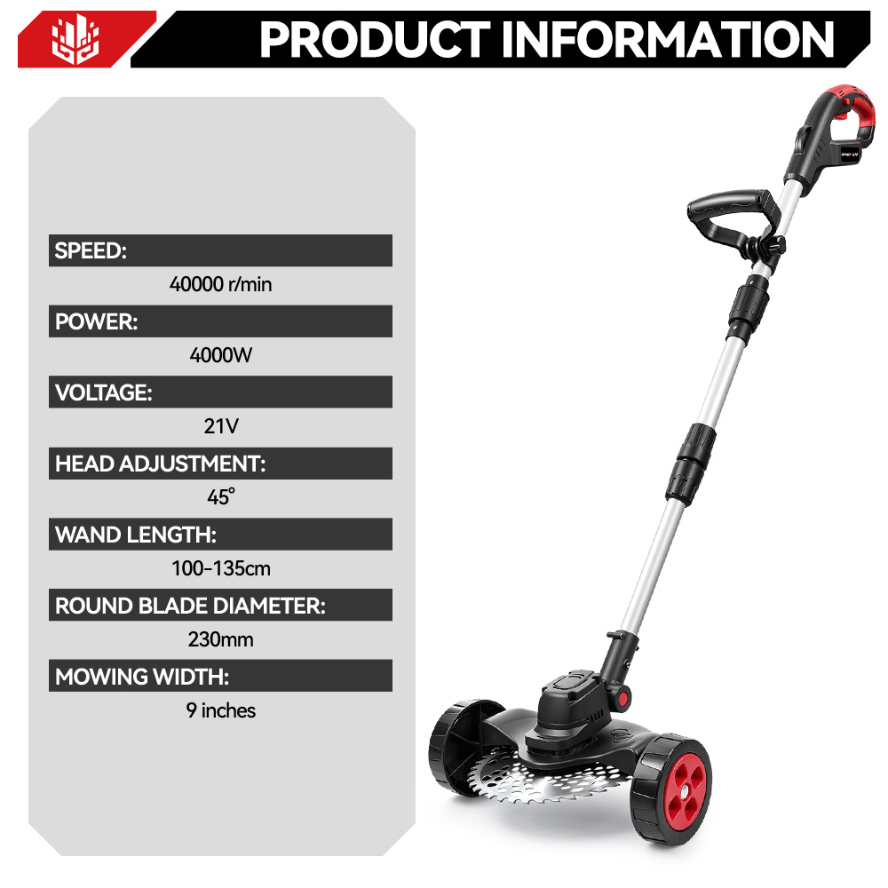 ONEVAN 9インチ 40000RPM ブラシレス電動芝刈 - Power Tools Yard のレビューと価格