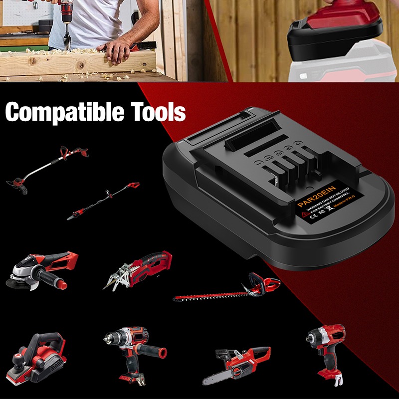 HAKSINKY PAR20EIN 電動工具バッテリーアダプ - Power Tools Battery Adapter のレビューと価格