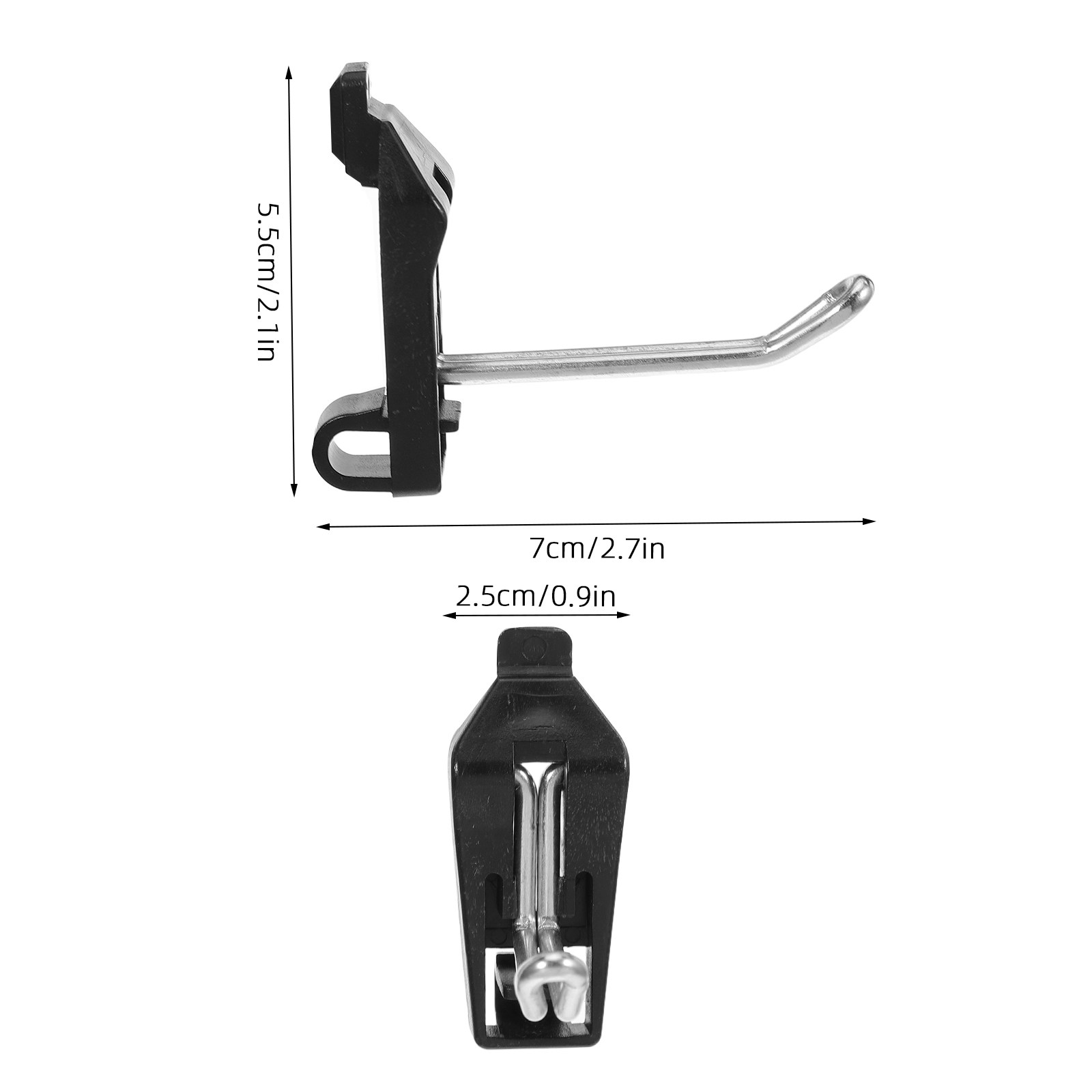 10個入り頑丈なスロット付きペグボードフック、金属製ペグボー - Power Tools Holder のレビューと価格