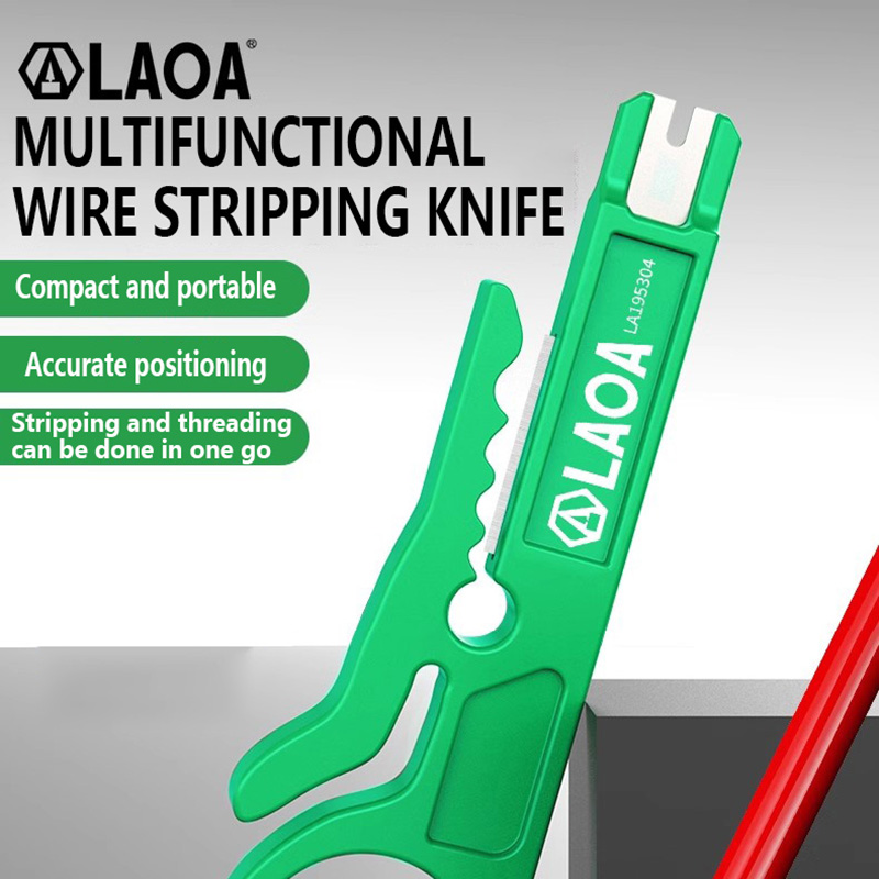 LAOA 多機能小型グリーンナイフワイヤーストリッパーツール - Power Tools Green のレビューと価格
