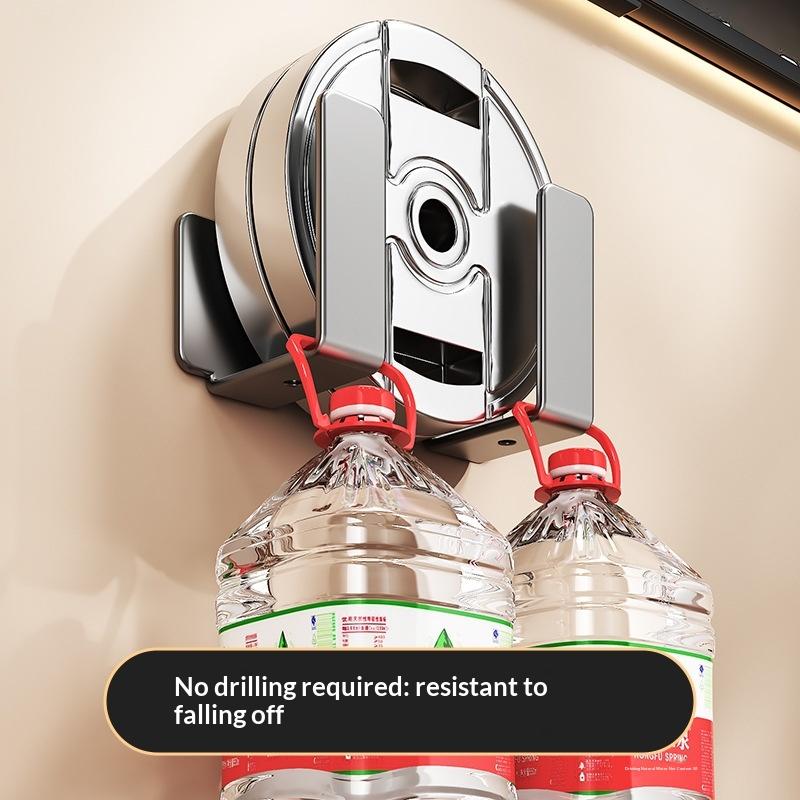壁掛けルーター電源タップホルダー炭素鋼多機能Wifi配置ラッ - Power Tools Holder のレビューと価格