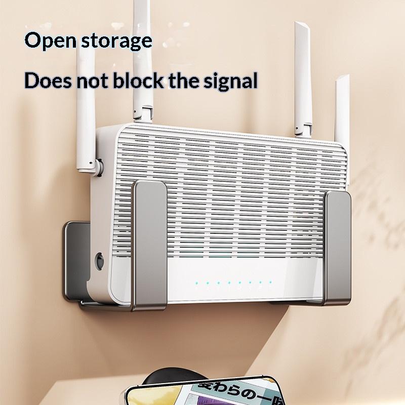 壁掛けルーター電源タップホルダー炭素鋼多機能Wifi配置ラッ - Power Tools Holder のレビューと価格
