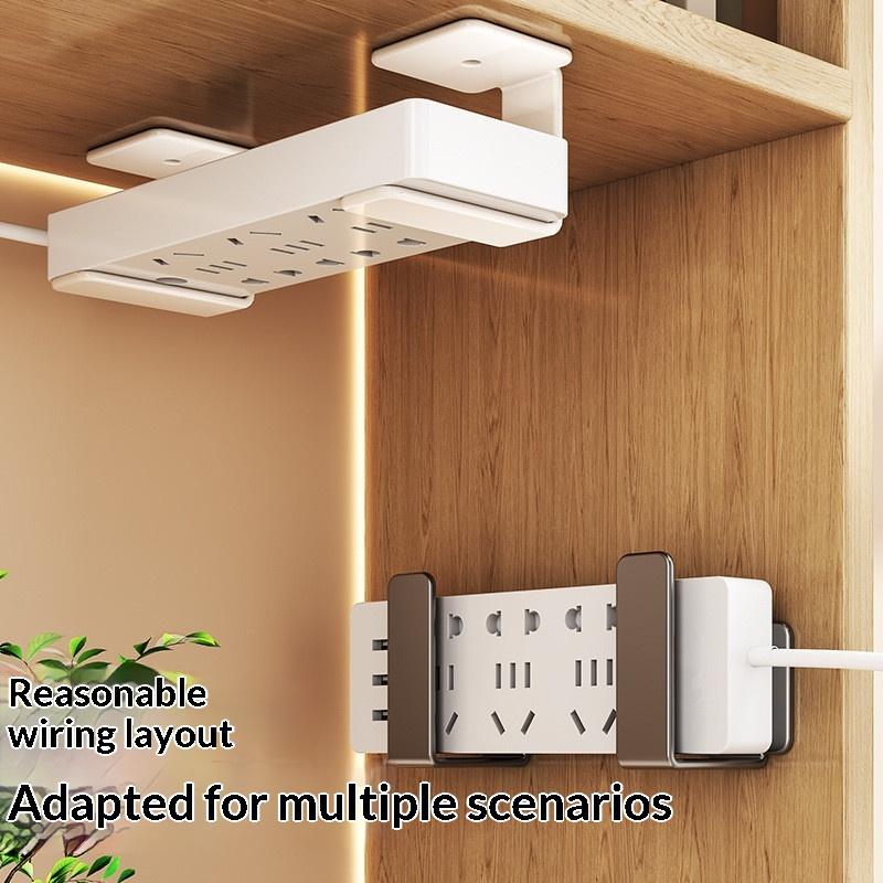 壁掛けルーター電源タップホルダー炭素鋼多機能Wifi配置ラッ - Power Tools Holder のレビューと価格