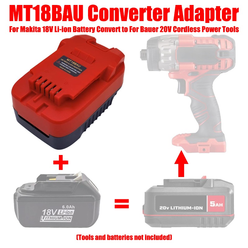 ALASICKA MT18BAU DM20BAU BS18B - Power Tools Battery Adapter のレビューと価格