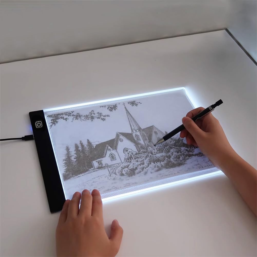 A5 LEDライトボードコピーボード、ダイヤモンドペインティ - Power Tools Drawing のレビューと価格