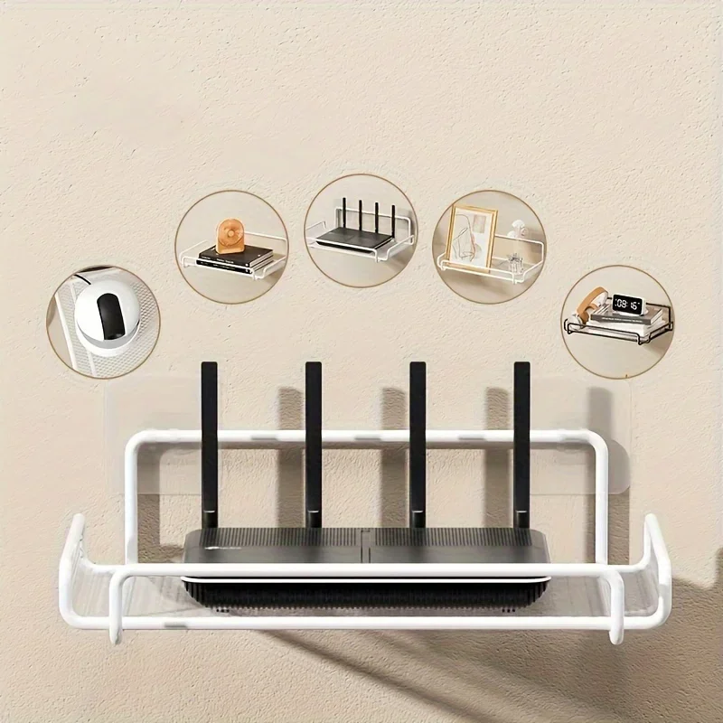 ステンレス製壁掛けルーターシェルフ、穴あけ不要、省スペースオ - Power Tools Holder のレビューと価格