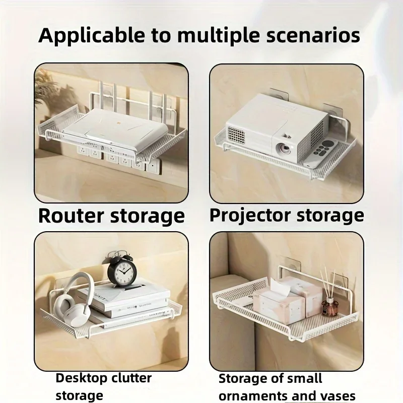 ステンレス製壁掛けルーターシェルフ、穴あけ不要、省スペースオ - Power Tools Holder のレビューと価格