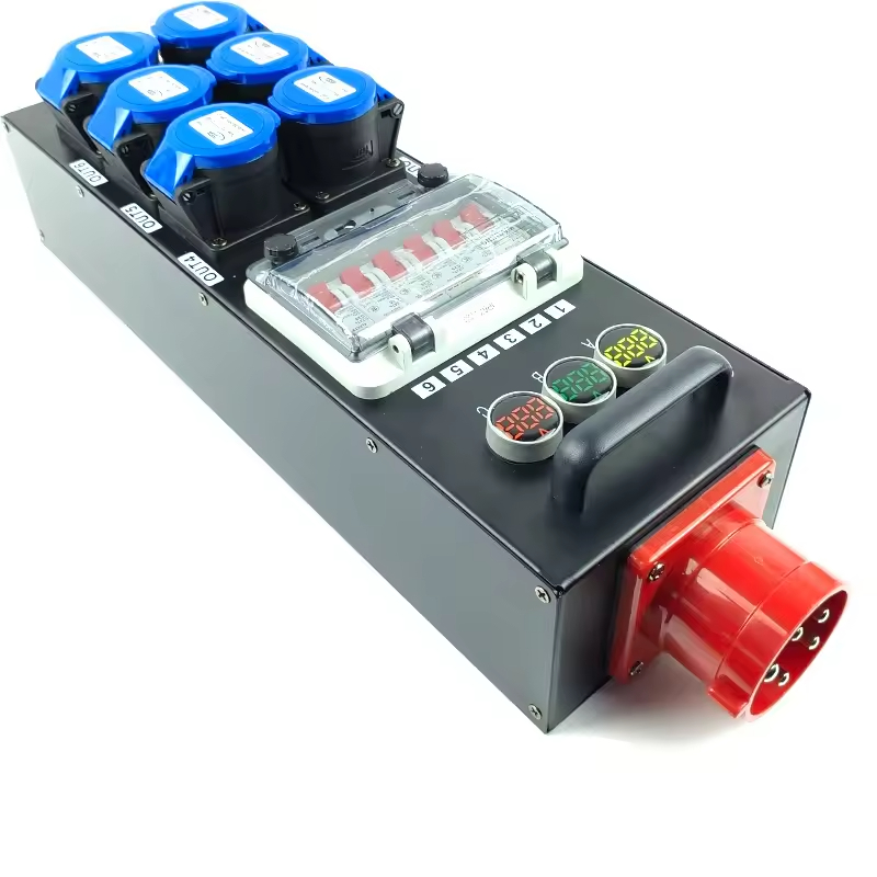 ABCCABLS ポータブル6ウェイステージ電源分配ボックス - Power Tools Distributor のレビューと価格