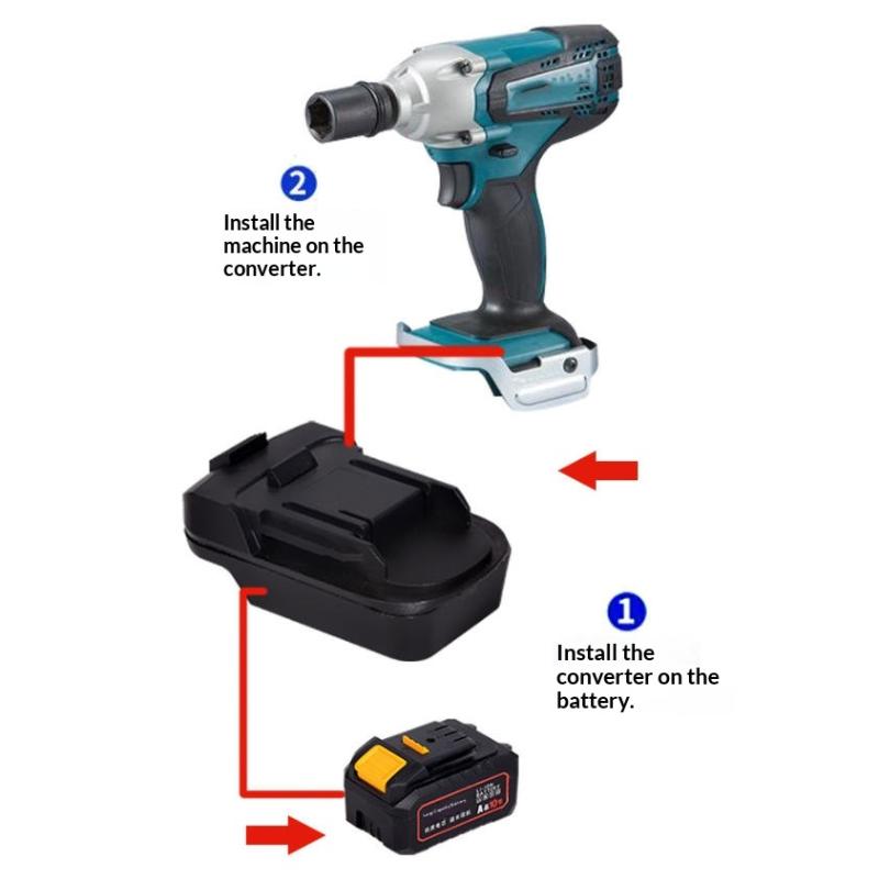 1 個電動工具アダプターコンバータ電動工具アクセサリーアダプ - Power Tools Battery Adapter のレビューと価格