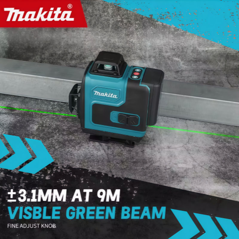 マキタ高精度グリーンレーザーレベラー360 °   水平・垂 - Power Tools Green のレビューと価格